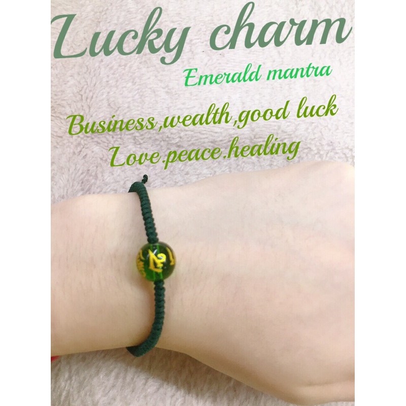 Lucky on sale mantra string