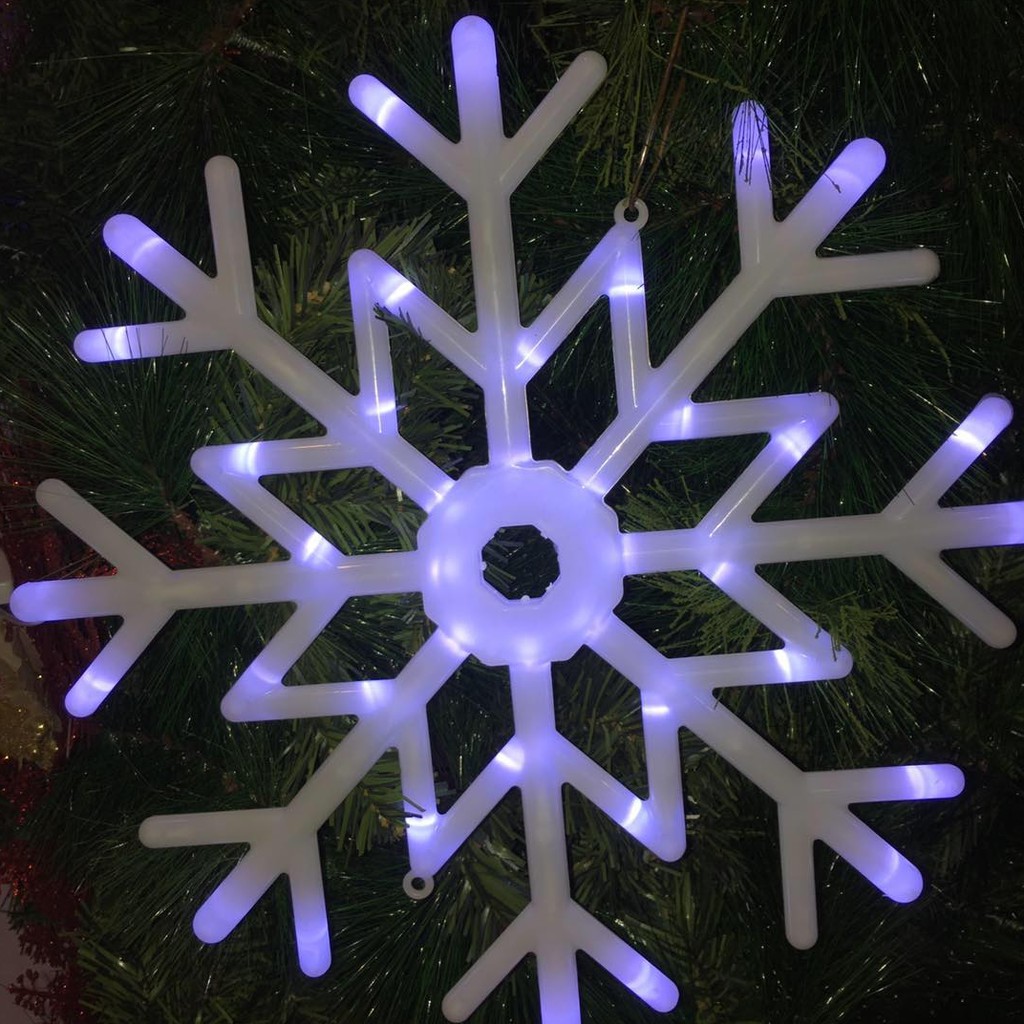 Christmas Lights LED Snowflake bracket lamp Steady Outdoor waterproof ...