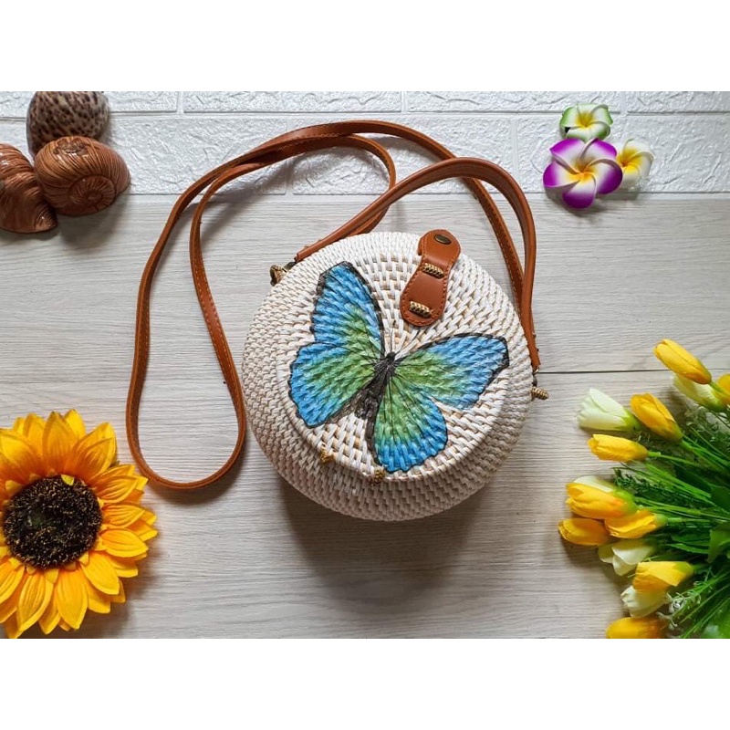 Rattan best sale bag shopee