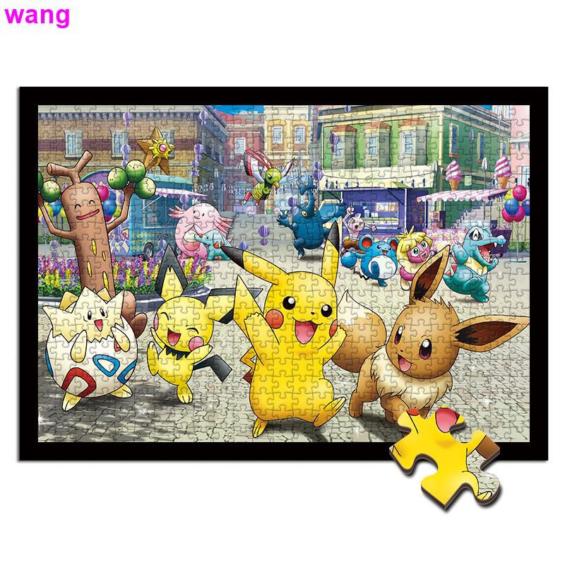 Pokémon puzzle 1000 pieces wooden cartoon anime Pokémon Pokemon Pikachu ...