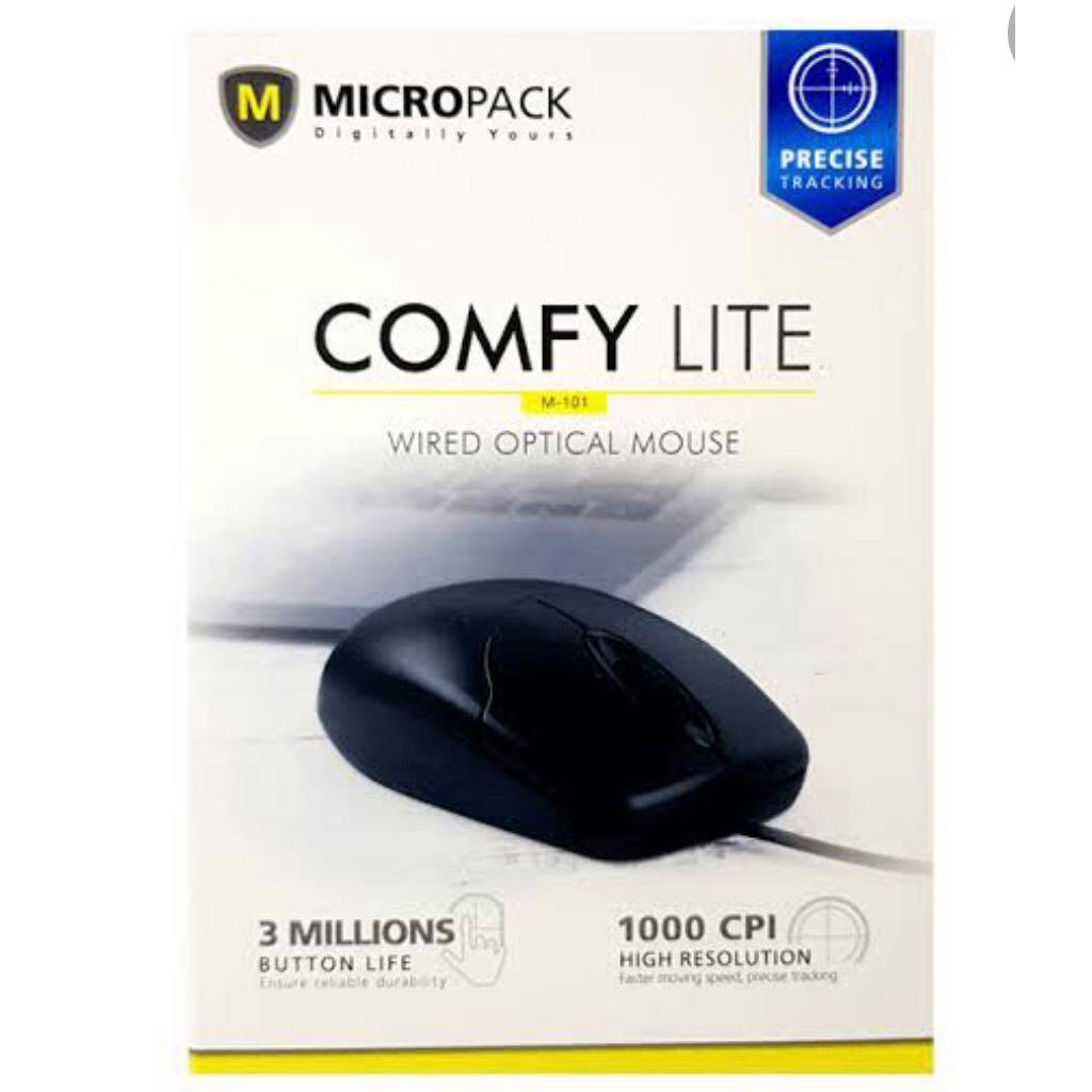 Micropack M101 Black Optical USB Mouse | Shopee Philippines