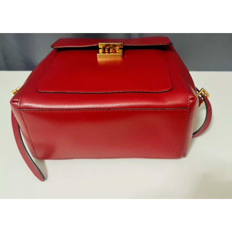 Michael Kors Backpack Red Leather ref.374118 - Joli Closet