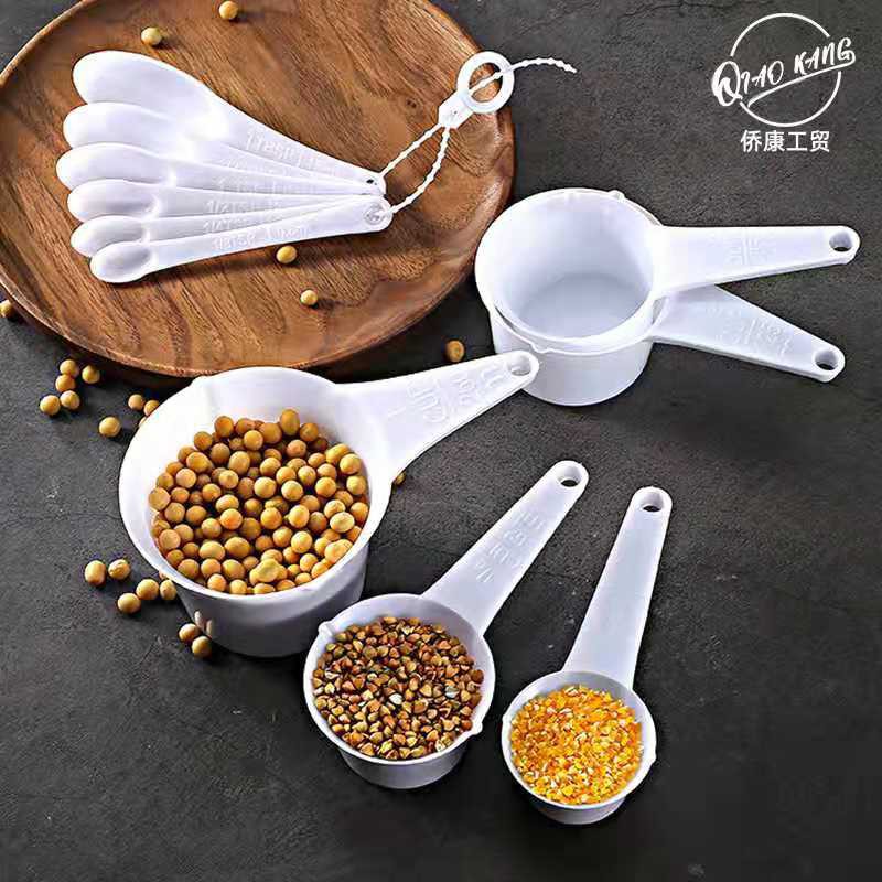 11-in-1 Plastic Measuring Cups & Spoon Set Professional Lightweight