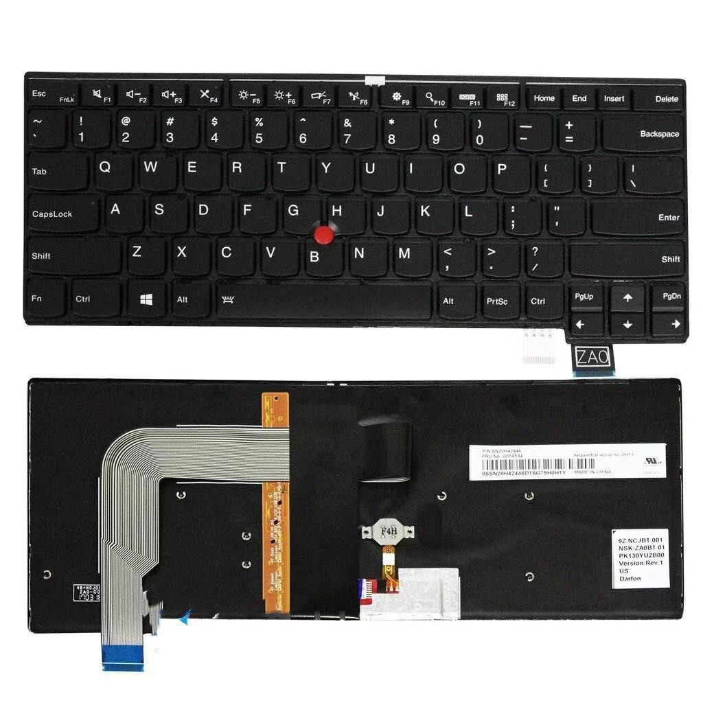 Replacement laptop keyboard for IBM Lenovo Thinkpad E450 E455 E450c ...
