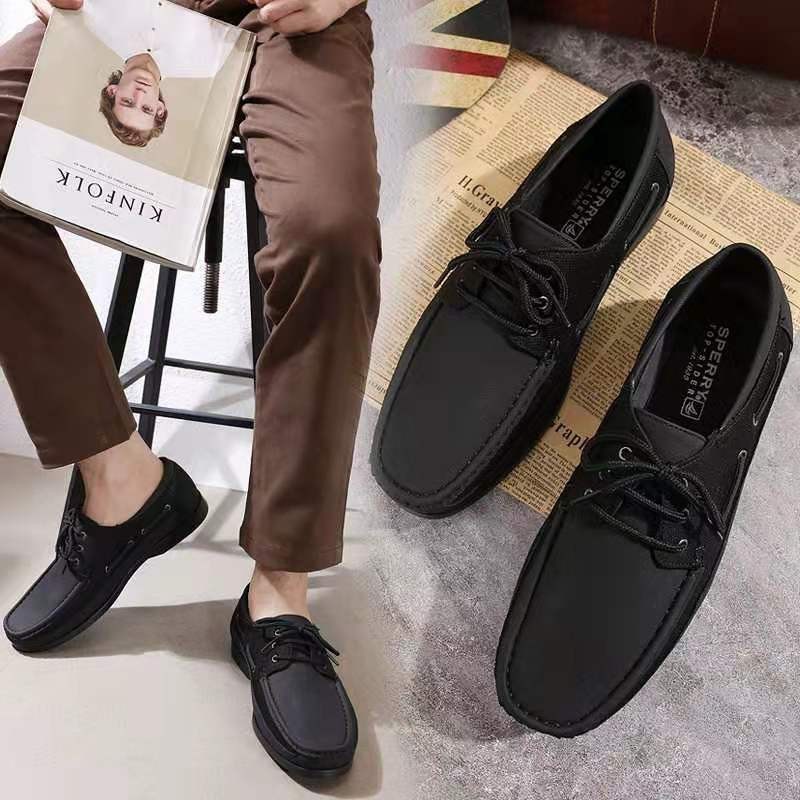 Top sider 2024 black shoes