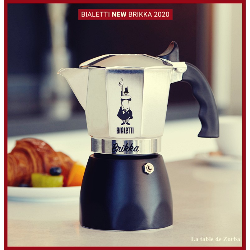 Bialetti Brikka coffee maker new valve 2020 model 2 cup 