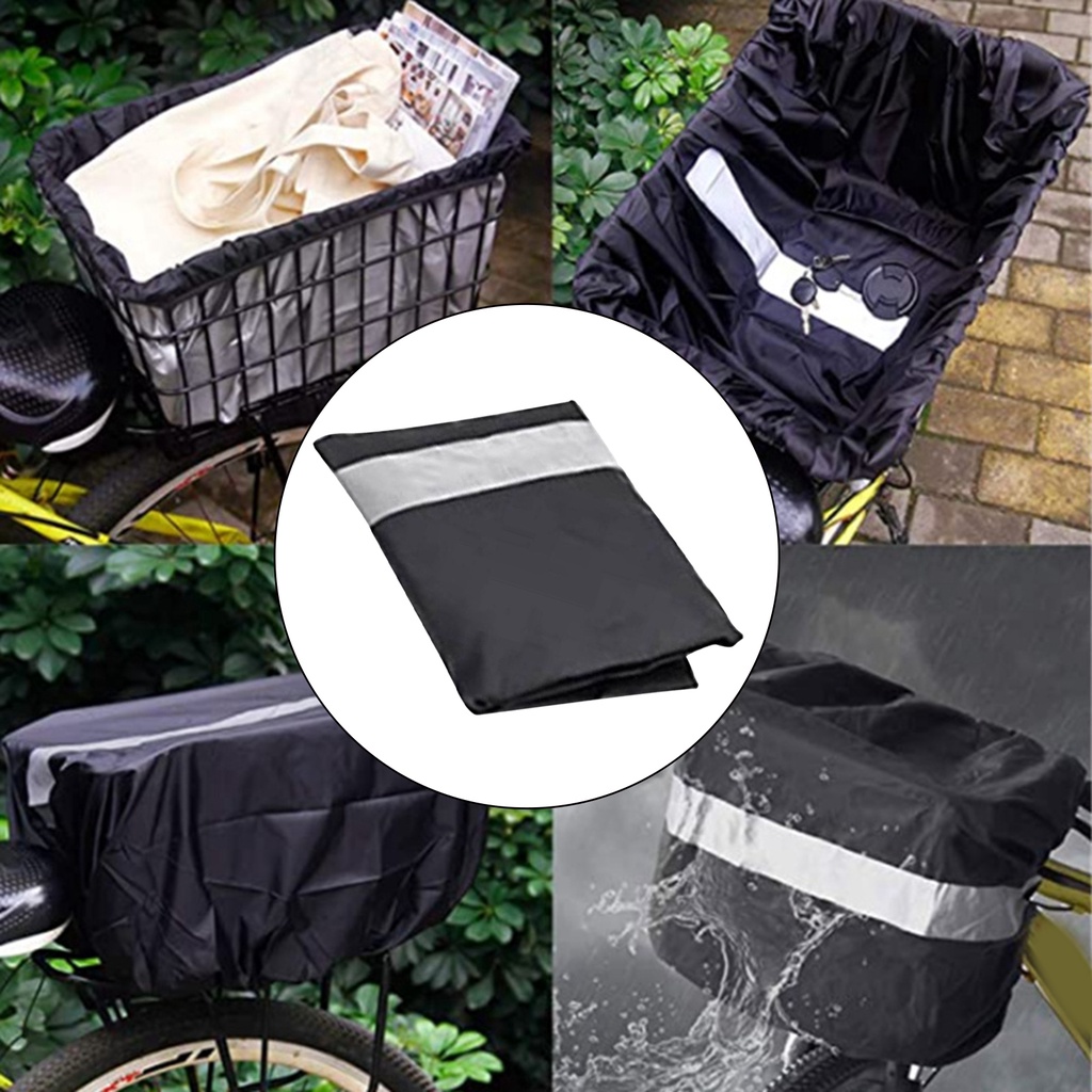 Waterproof bike store basket liner