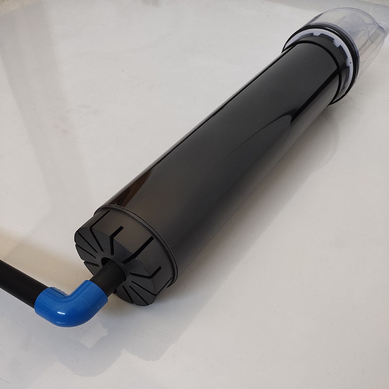 Fish tank triple overflow fourway set overflow fish toilet pipe upper