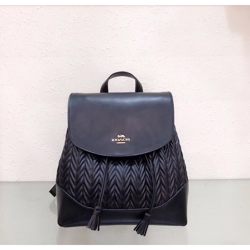 Coach Elle Backpack With Quilting F72842 Shopee Philippines