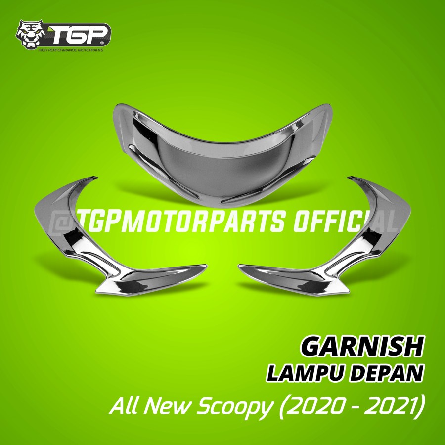 Tgp Garnish All New Scoopy Headlights (2021) TGP Garnish Scoopy
