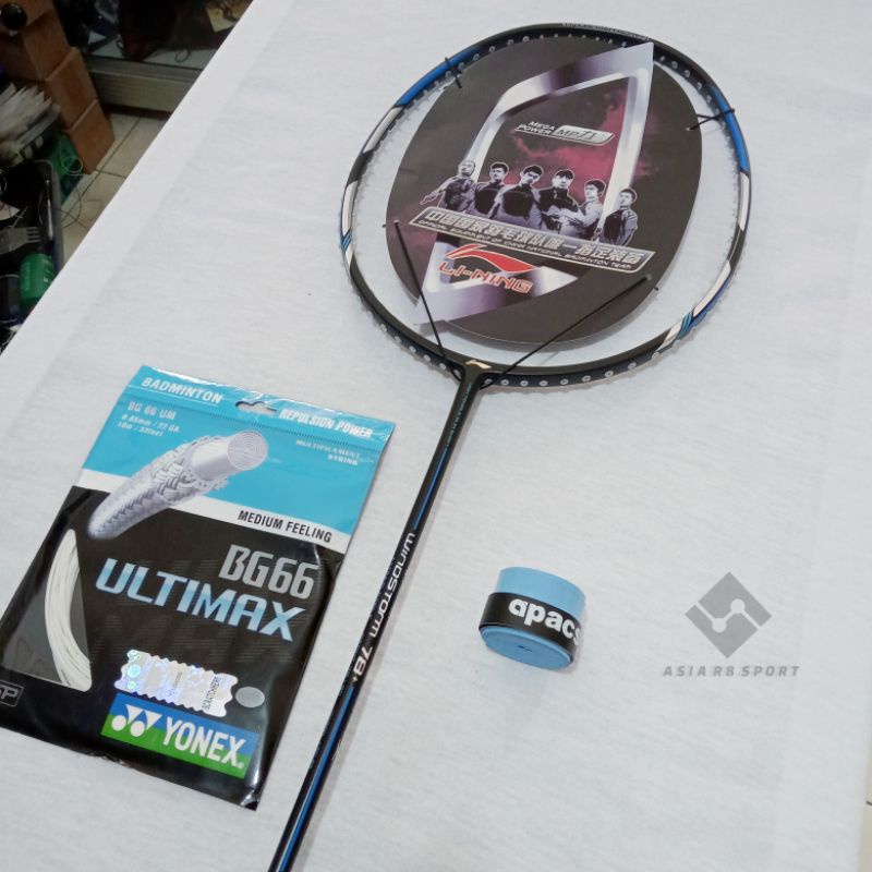 ☢♦Badminton Racket Lining Windstorm 78/78+ Asean Premium Quality ...