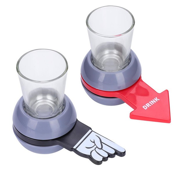 Spin the Shot Drinking Game Spinning Arrow Shot Glass Party Games