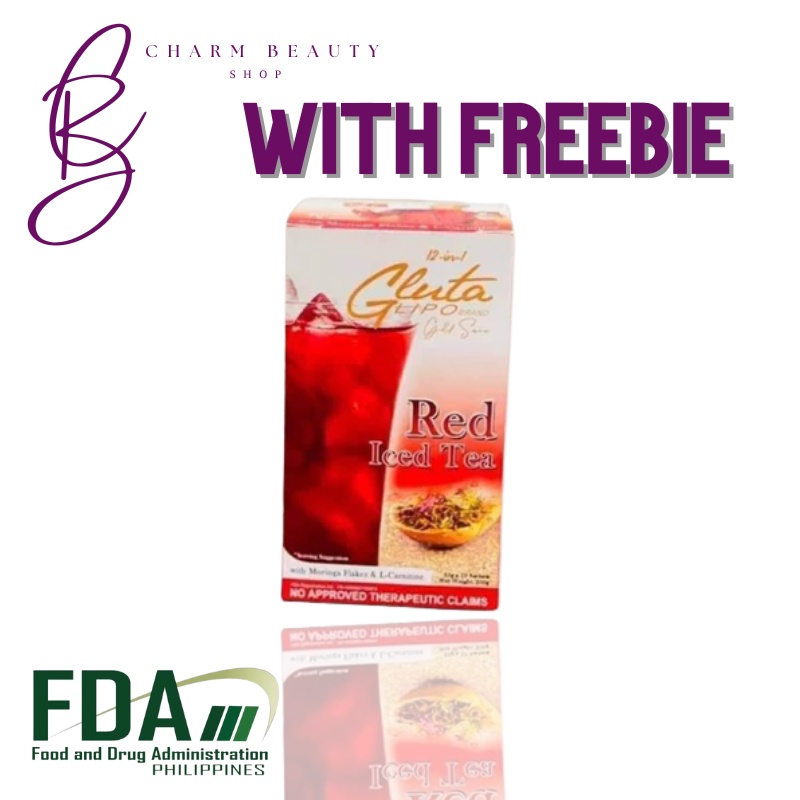 Gluta Lipo Red Tea Slimming Whitening Detox Glutathione Ivana Alawi Viy
