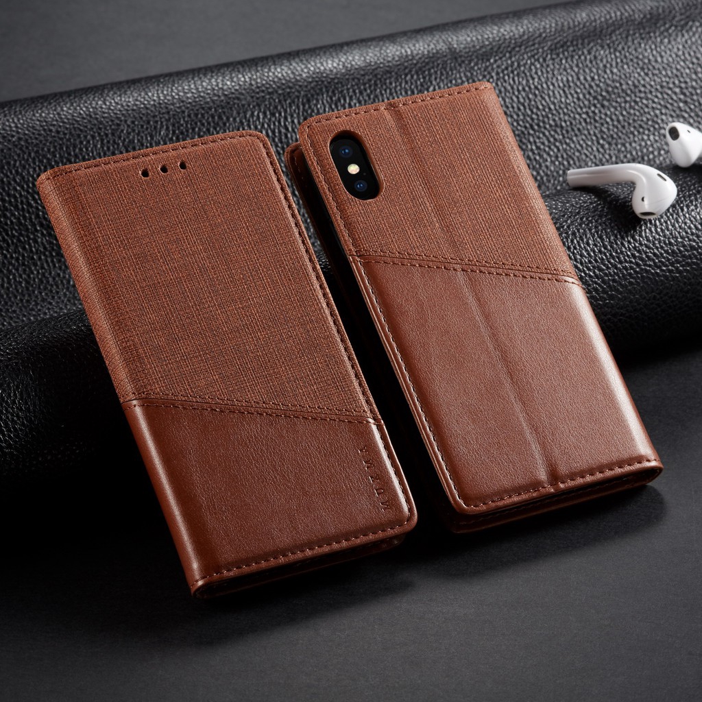 Oppo A5 2020 A9 2020 A3s A59 F1s Magnetic Flip Adsorption Pu Leather Clip Wallet Phone 0922