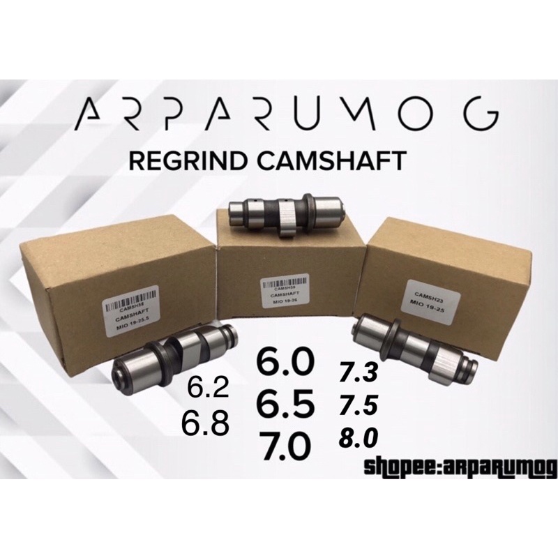 CAMSHAFT REGRIND FOR MIO / MIO CAMSHAFT (6.0/6.5/6.8/7.0/7.5/8.0
