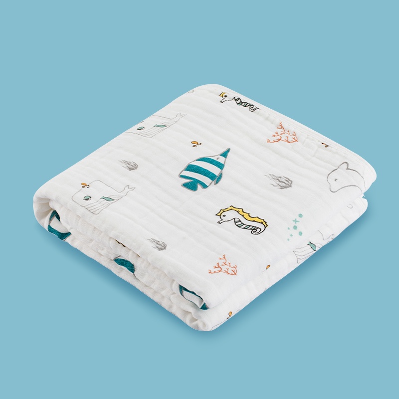 [Einmilk Bath Towel] Newborn Infant Baby Swaddle Blanket Soft Cotton ...