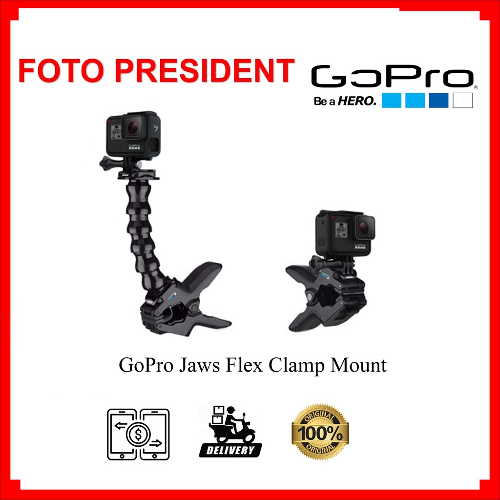 GoPro Jaws Flex Clamp Mount (ACMPM-001) | Shopee Philippines