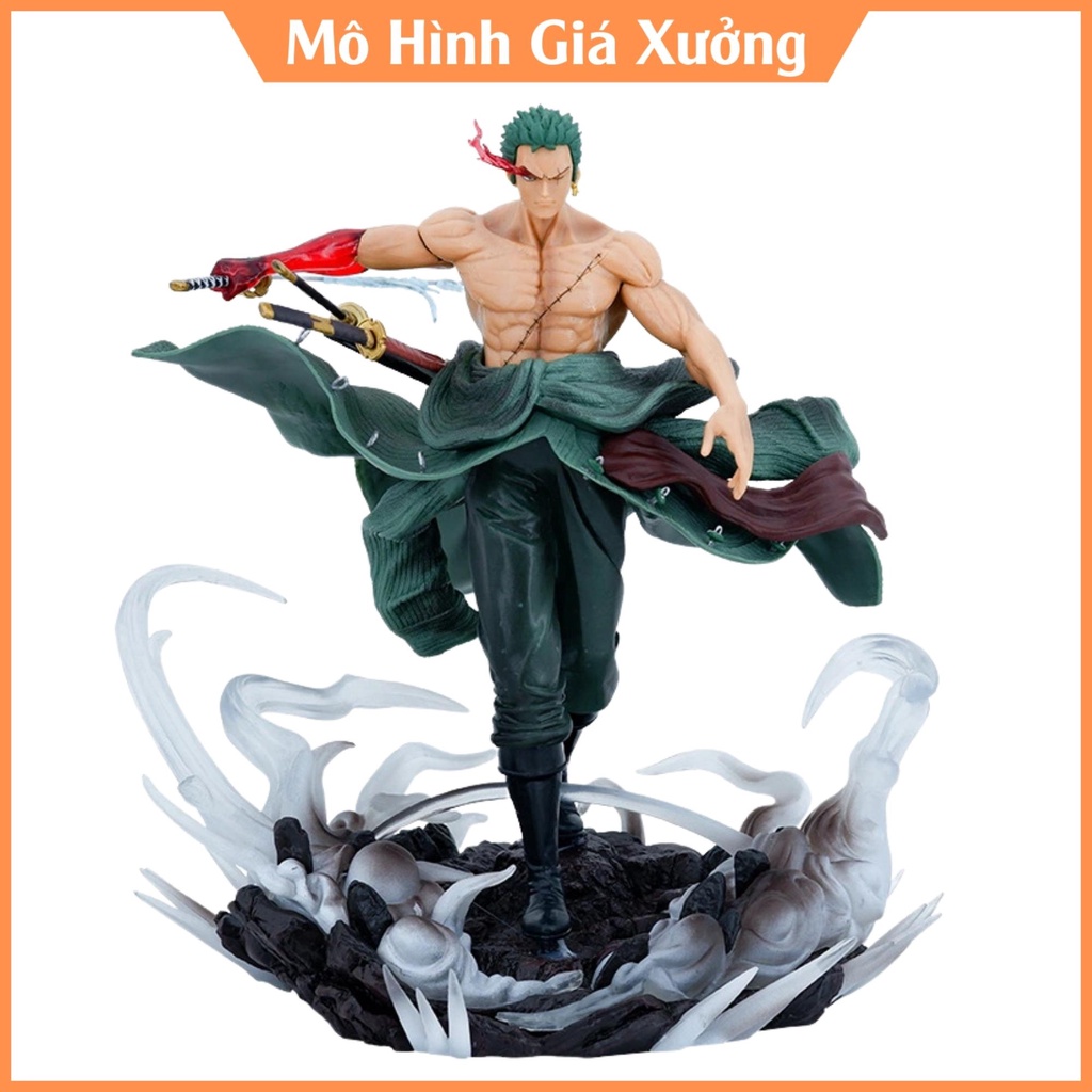 One Piece Zoro and Enma Model Extremely Fighting Status. 28cm High