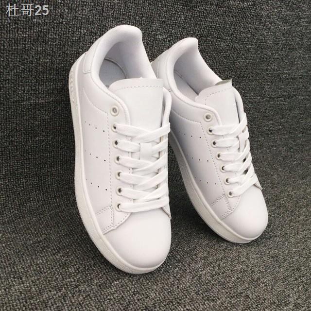 Adidas Low cut Stan Smith White shoes For girls Shopee