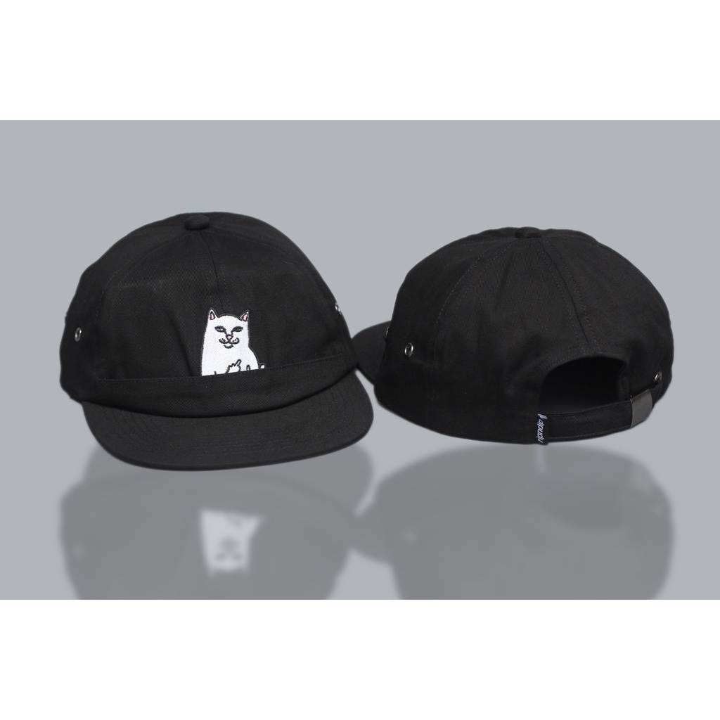 Mützen RIPNDIP Lord Nermal Tie-Dye Beanie Black / Purple Mint