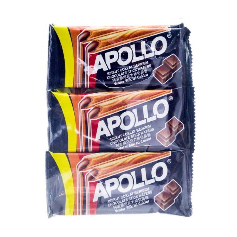 (PIECE) Apollo Chocolate/Strawberry/Blueberry/Pandan/Peanut Stick Wafer ...