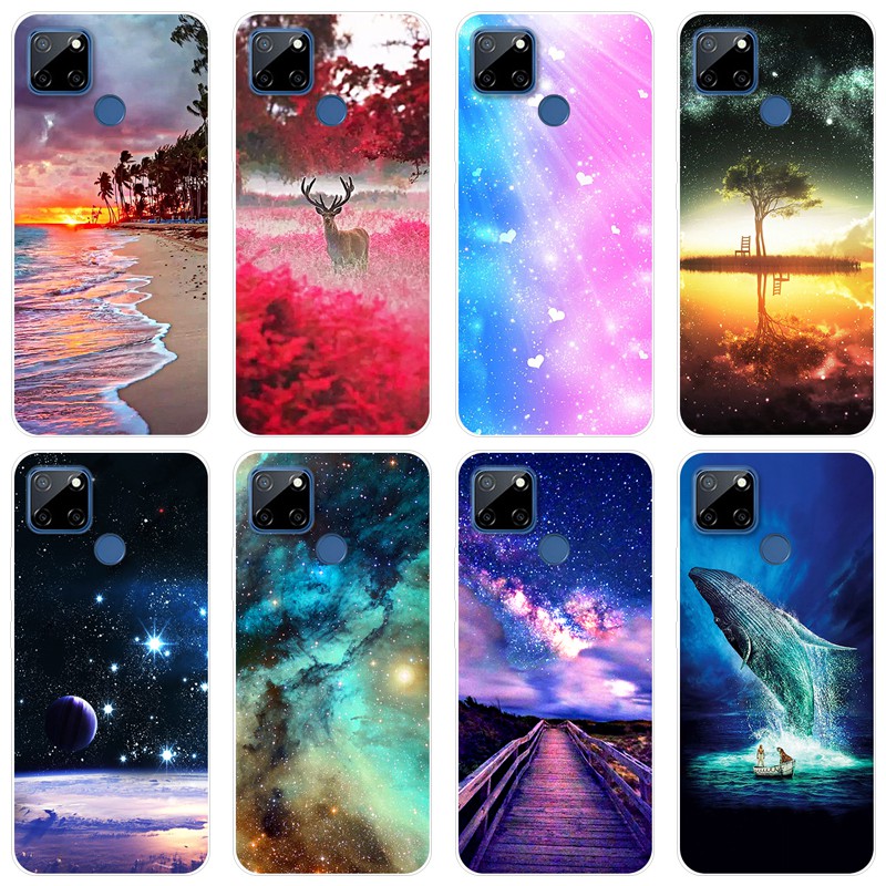 Realme C25 C12 Realme Narzo 20 Narzo 30A Case Silicone TPU Cartoon Cover  Phone Case Realme C12 Realme Narzo 20 Printed Case