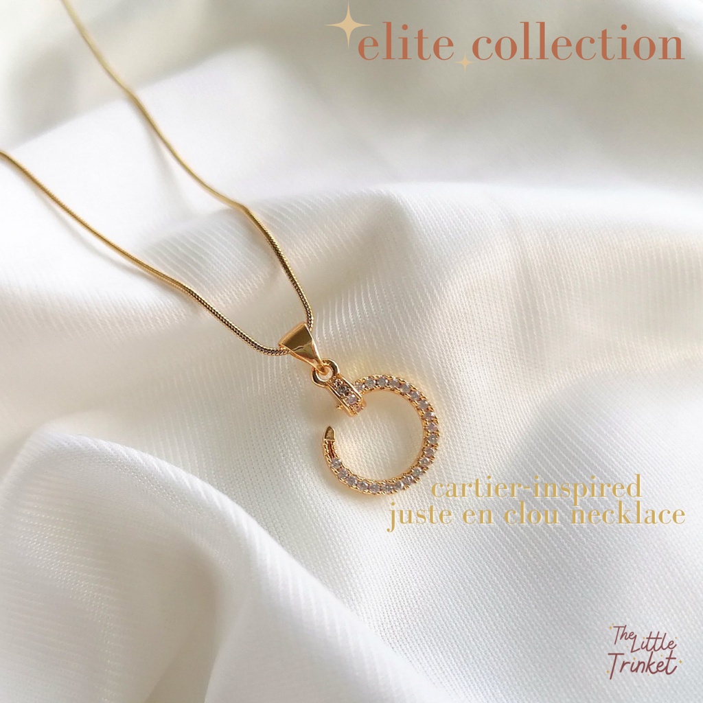 The Little Trinket Nail Necklace Elite Collection Shopee