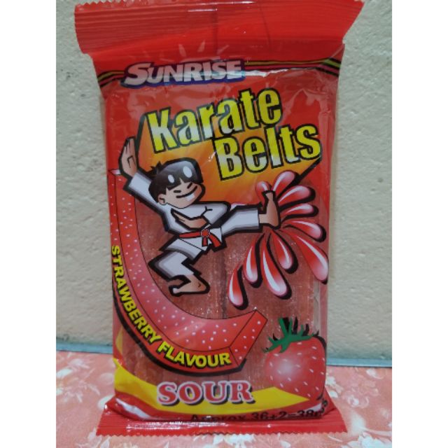 Karate Belt Sour Candy 3038pcs per pack 160g Shopee Philippines