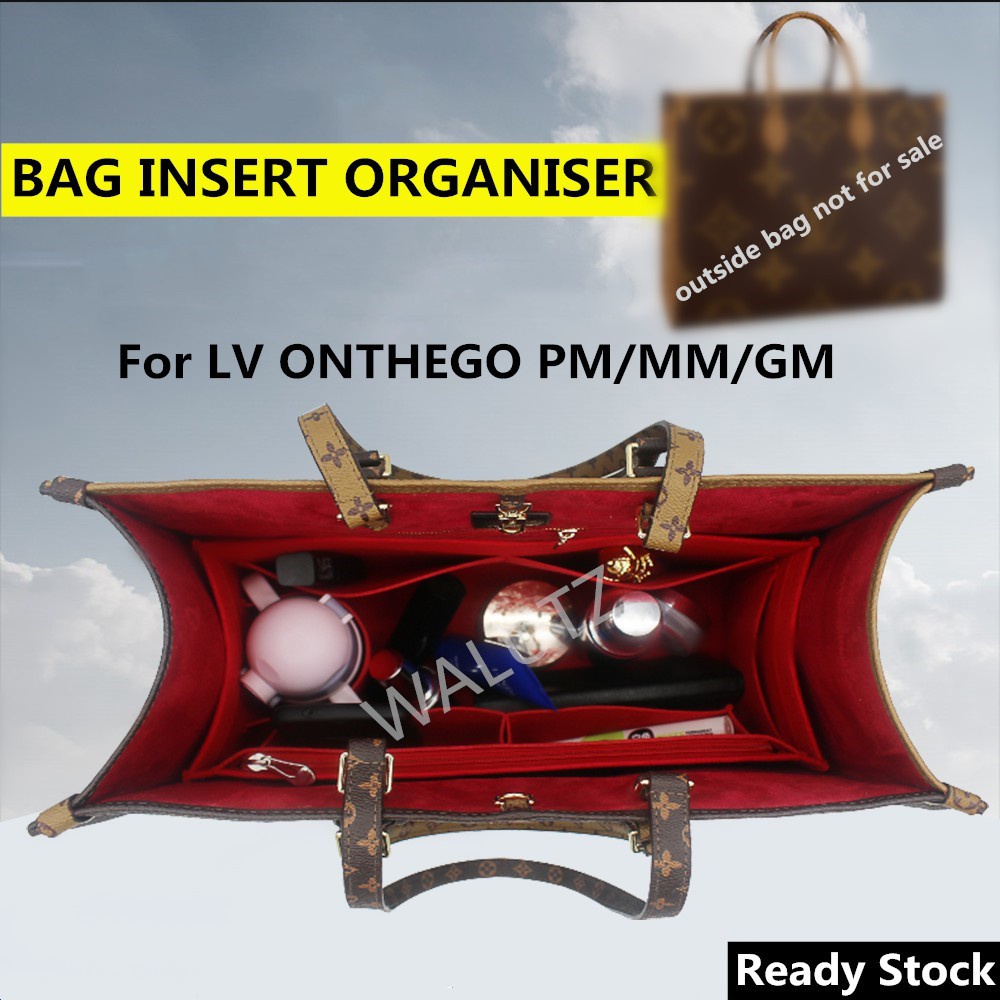 WALUTZ#(Ready Stock)Bag Insert Organiser Fit For onthego PM/MM/GM