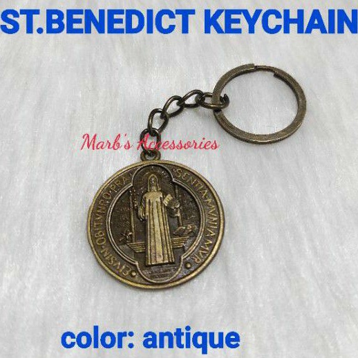 ST.BENEDICT MEDALLION KEYCHAIN Shopee Philippines