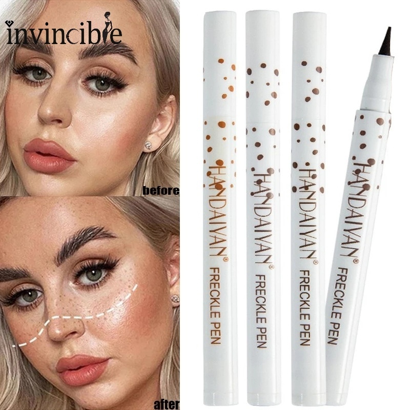 Face Fake Freckles Pencil Dot Spot Waterproof Lifelike Fake Freckles