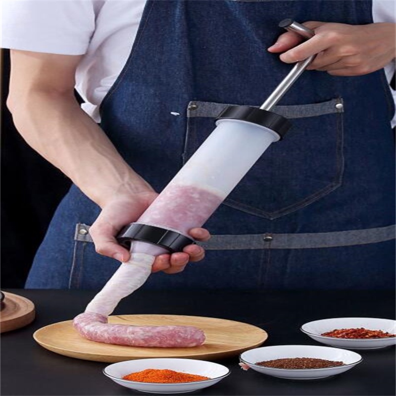Sausage Stuffer Jerky Gun Manaul Meat Syringe Home Made Homemade