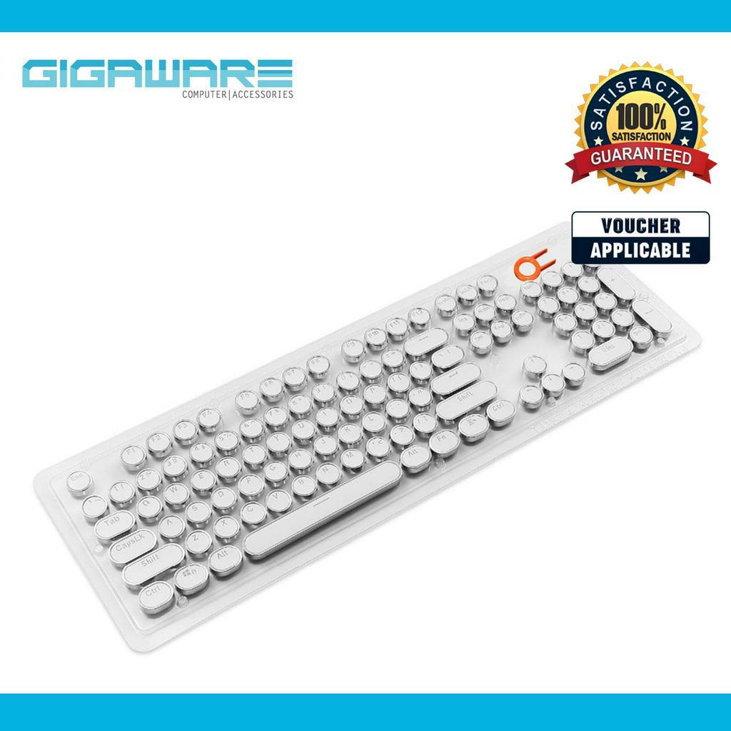 Gigaware Gaming Typewriter MX Keycaps for Mechanical Keyboard ogpz
