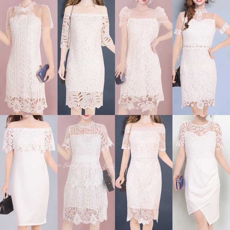 All white best sale semi formal attire