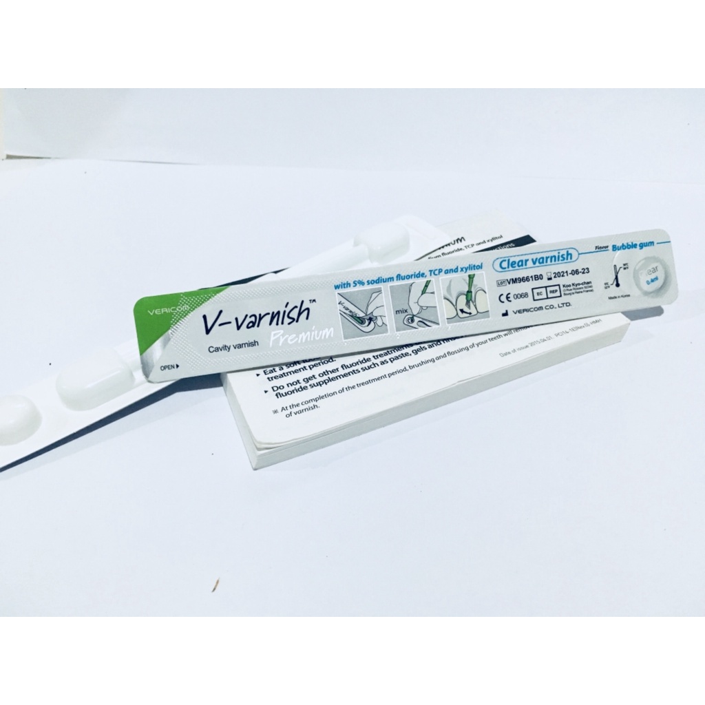 VVarnish Premium (Cavity Varnish) Bubble Gum, Strawberry