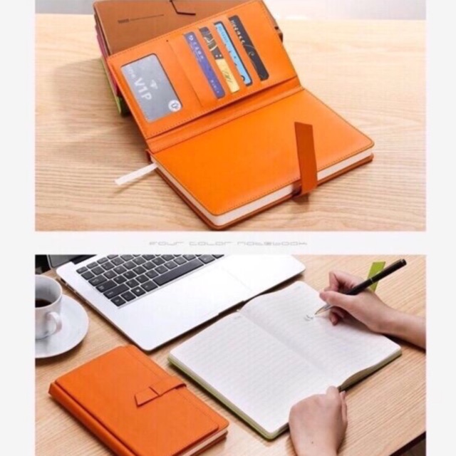 RCSC Wallet Notebook Leather Cover (giveaway)(finance) Notebook with