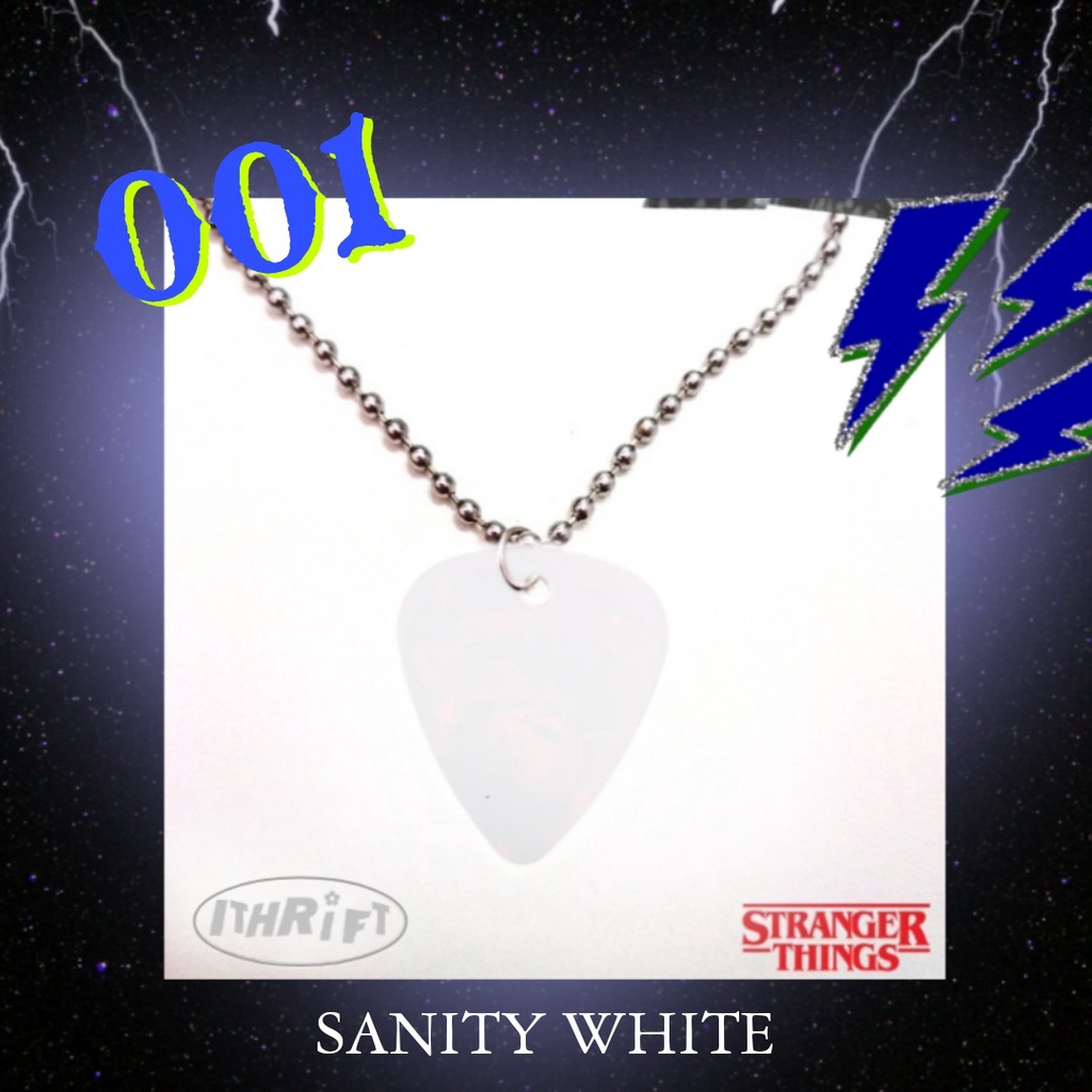 Stranger Things Eddie Munson's Guitar Pick Necklace Shopee Philippines