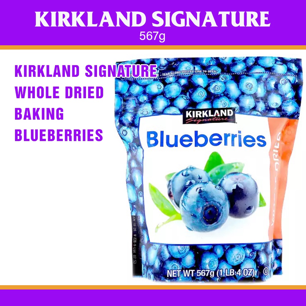 Kirkland Signature Whole Dried Baking Blueberries 567 g Shopee