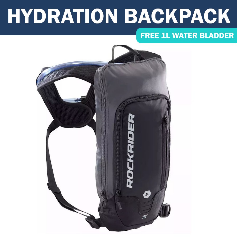 4L Hydration Backpack Mountain Biking Bag + 1L Water Bladder Shopee