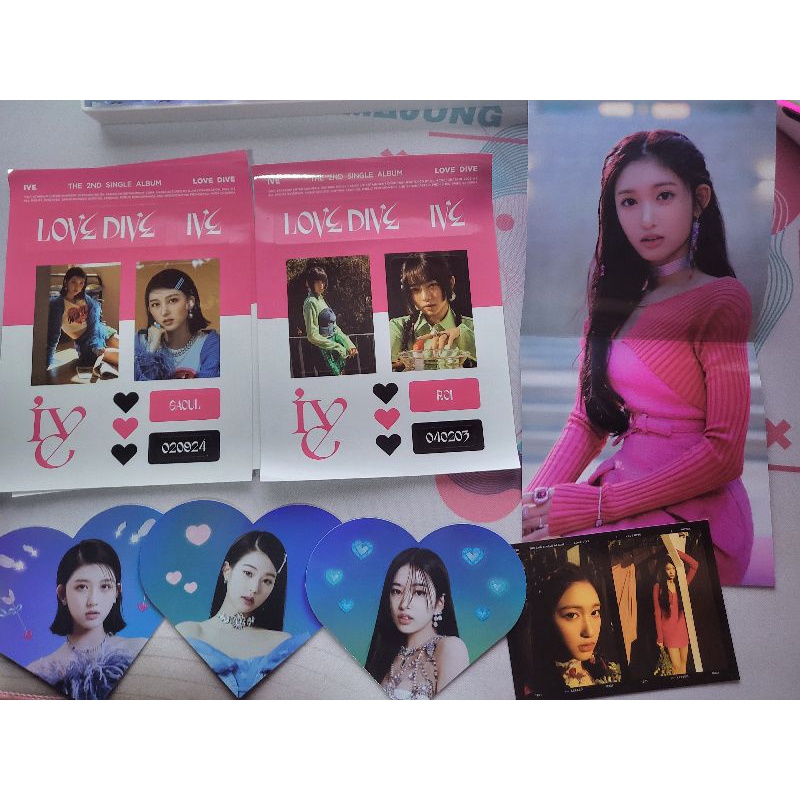 IVE Love Dive Album Inclusions | Shopee Philippines