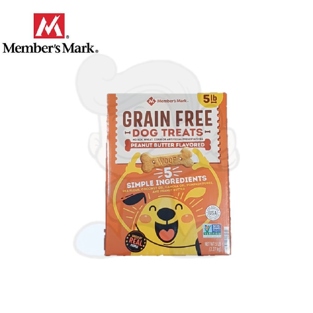 Member's mark grain free store dog treats peanut butter flavored