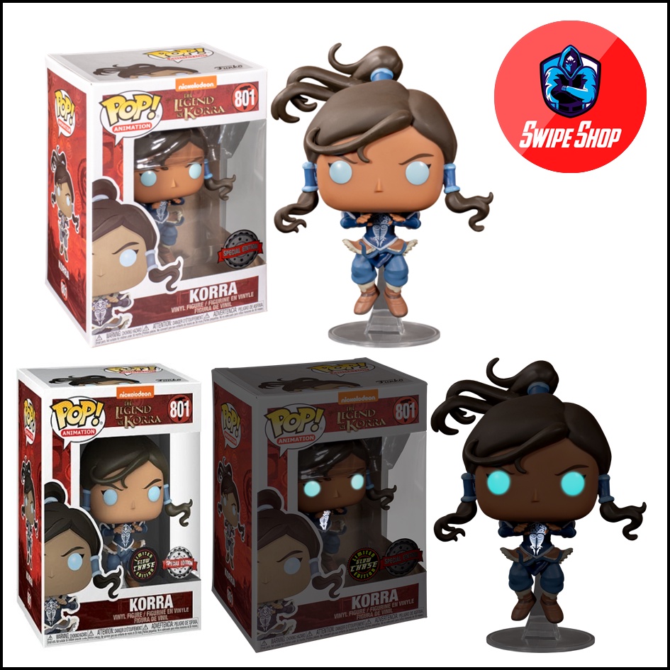 Métallic Exclusive Funko POP! Legend Of Korra - Korra Glow In The Funko