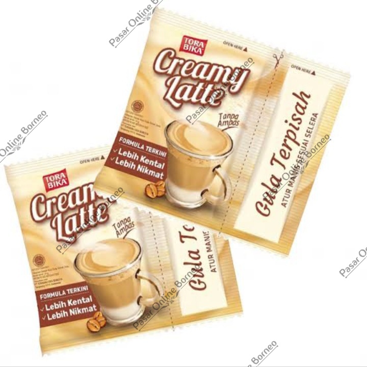 Tora Bika Coffee Creamy Latte Separate Sugar 1 Dozen) | Shopee Philippines