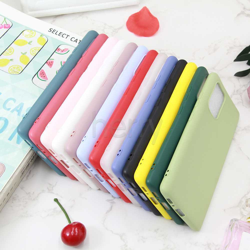 [candy Color] Silicone Frosted Tpu Soft Shell Phone Case For Oppo F11 F9 Pro A3s A5 A5s Ax5s A7