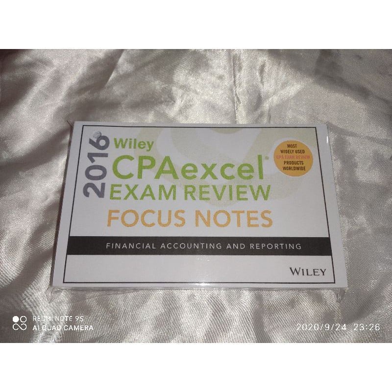 語学・辞書・学習参考書 Wiley CPA excel EXAM REVIEW+Focus Notes Wiley CPA 2016 Focus Notes FAR, MAS, AFAR, AUDITING CPA Licensure