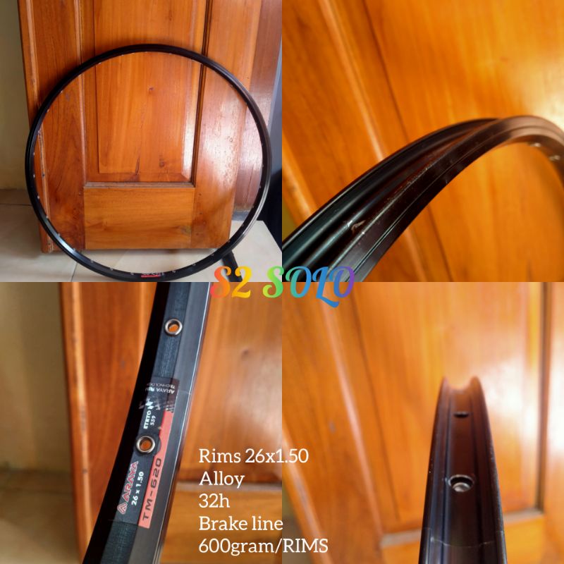 Araya rims 26 federal MTB bike rims 36h brake line | Shopee Philippines