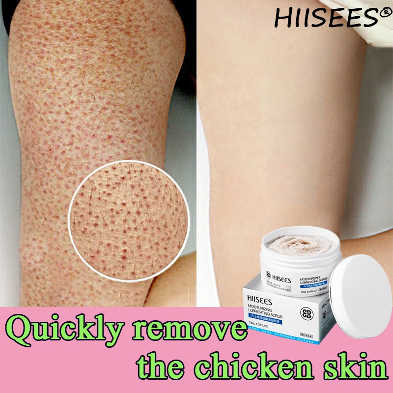 HIISEES Body Scrub Shiny Whitening Body Exfoliating Scrub bath scrub