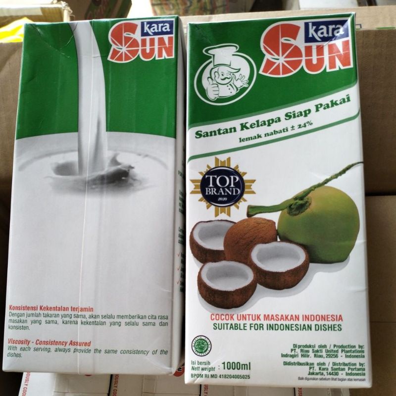 Sun Kara Coconut Milk 1 Liter Shopee Philippines
