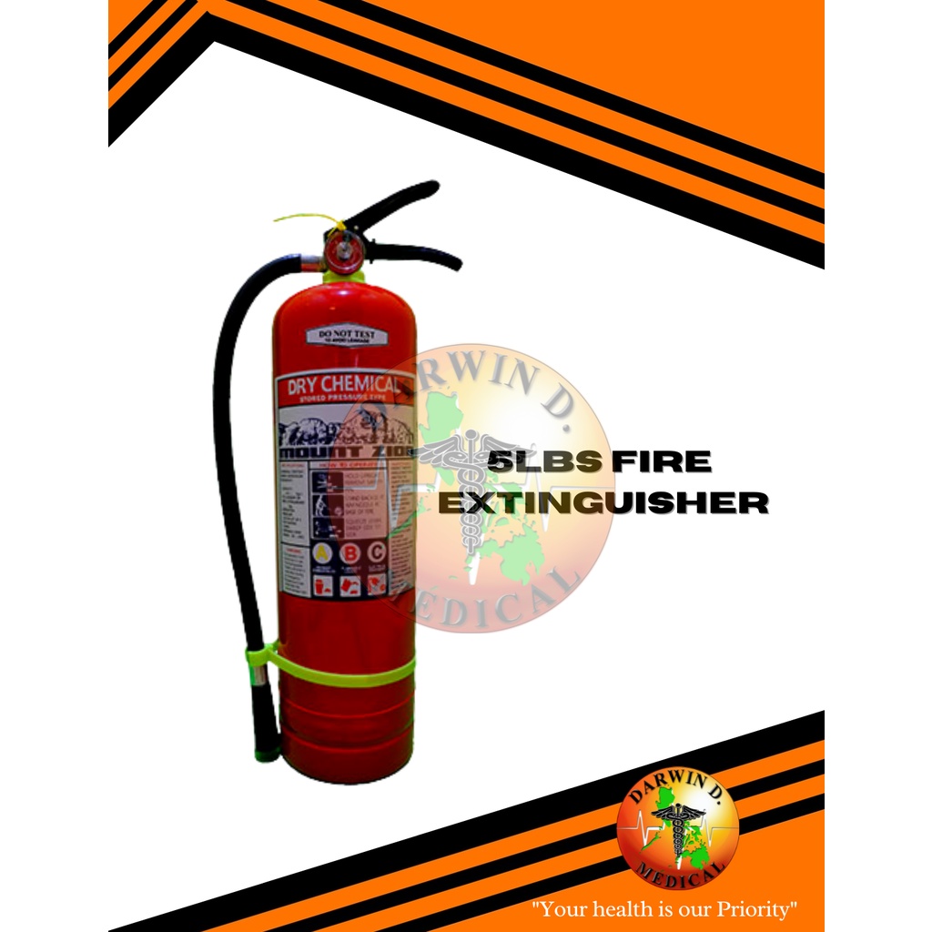 FIRE EXTINGUISHER DRY CHEMICAL 5LBS | Shopee Philippines