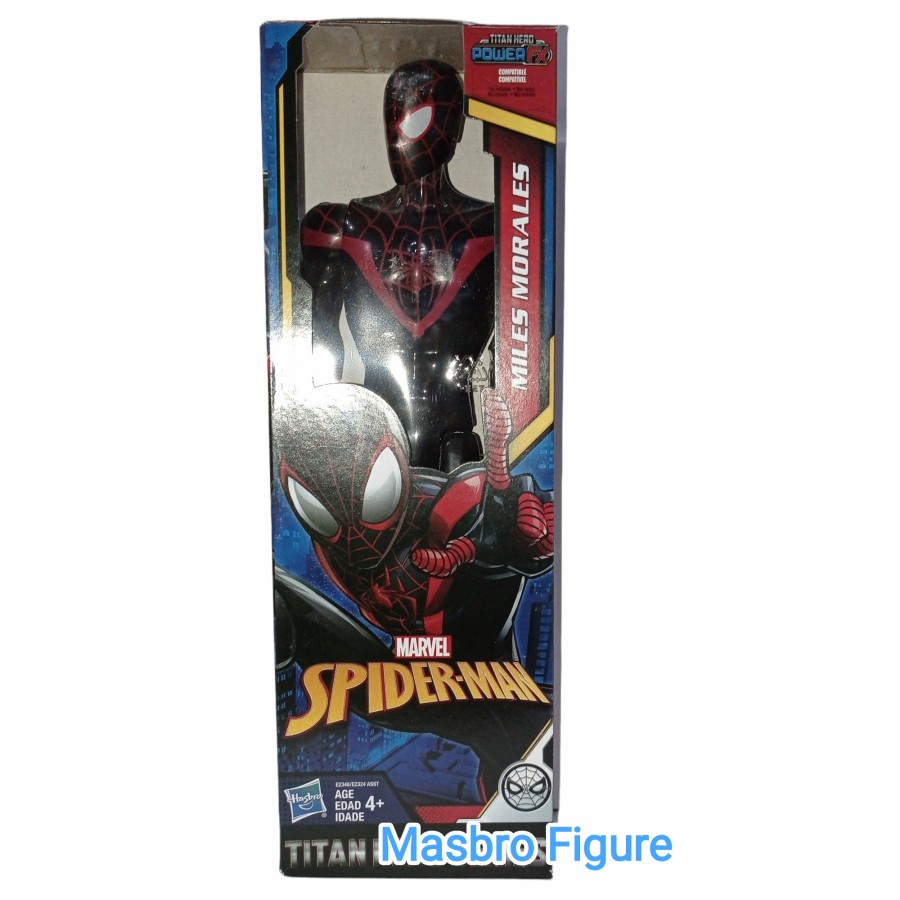 Marvel 4 Action Figure Titan Hero Series - Spider-Man, Spider-Girl, Scarlet Spider, Miles Morales